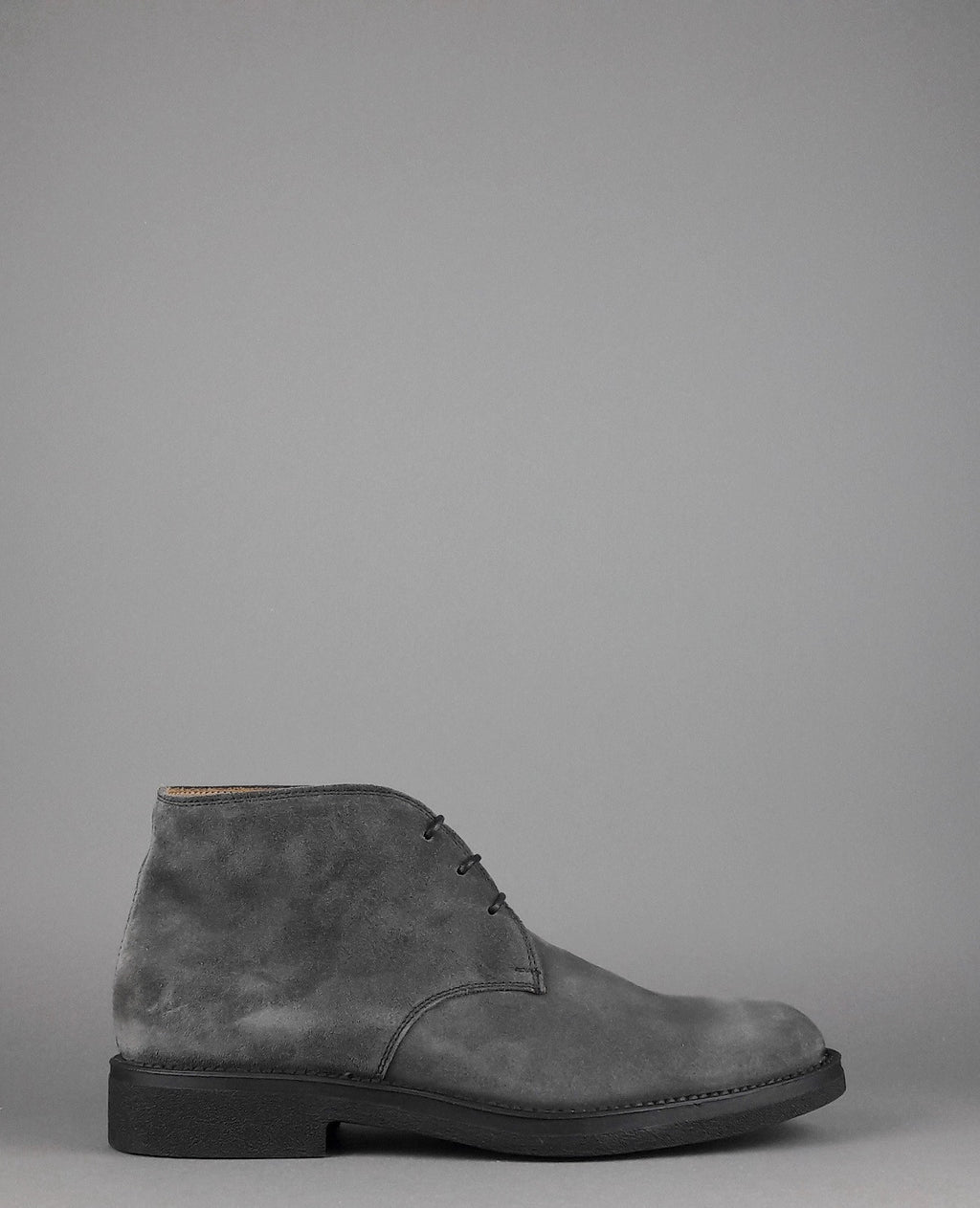 Barrett Polacchino Uomo Camoscio Grigio Scuro