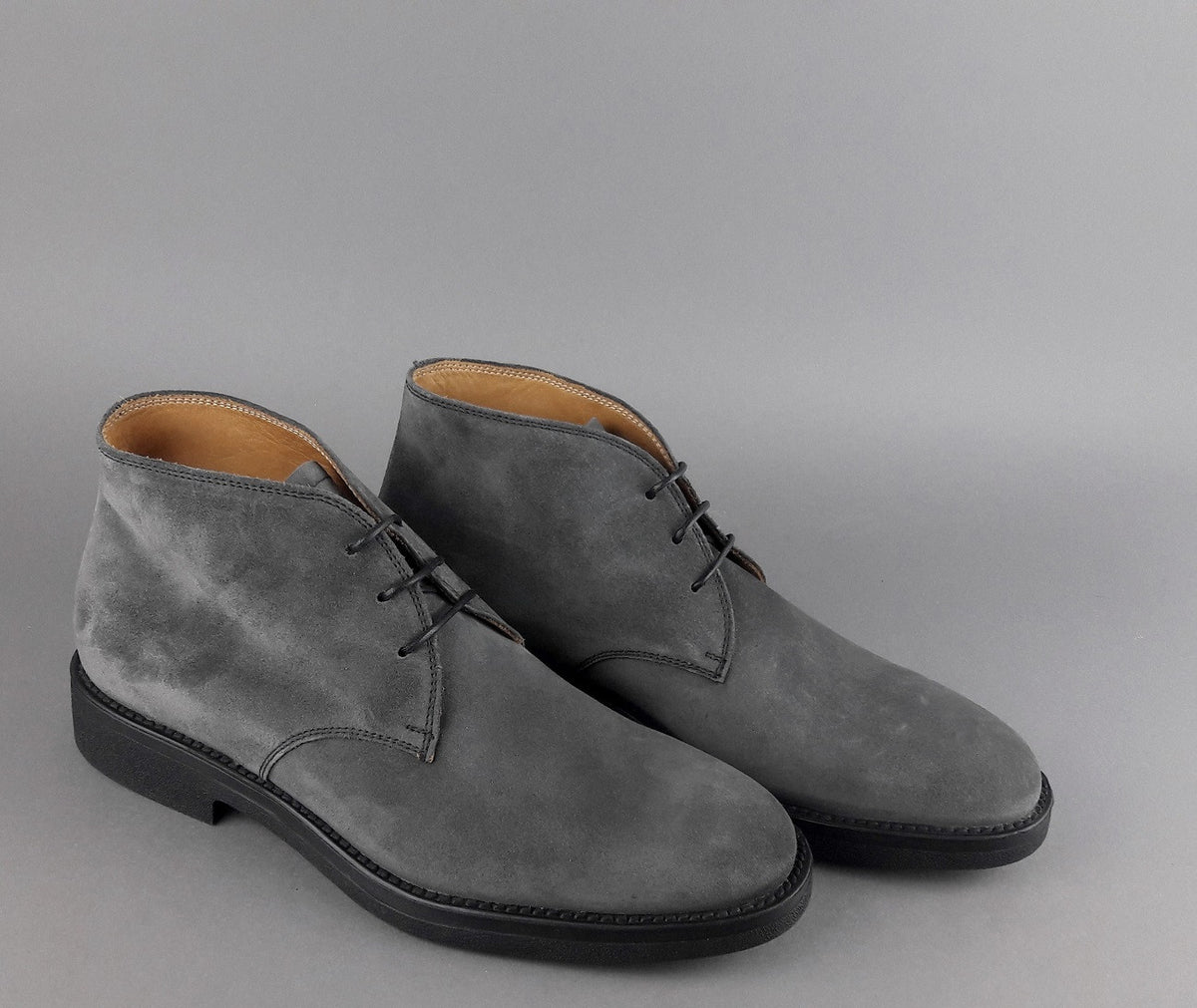 Barrett Polacchino Uomo Camoscio Grigio Scuro