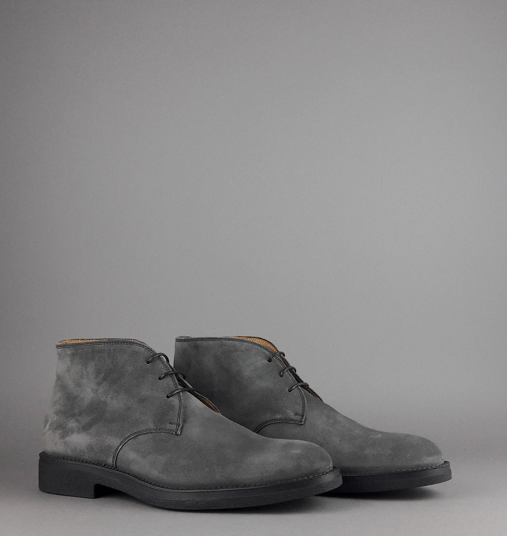 Barrett Polacchino Uomo Camoscio Grigio Scuro