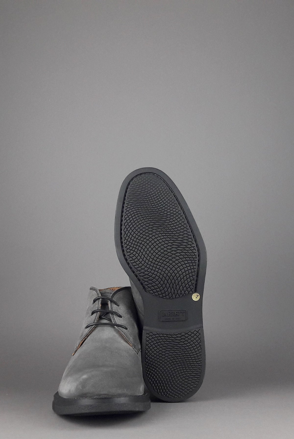 Barrett Polacchino Uomo Camoscio Grigio Scuro
