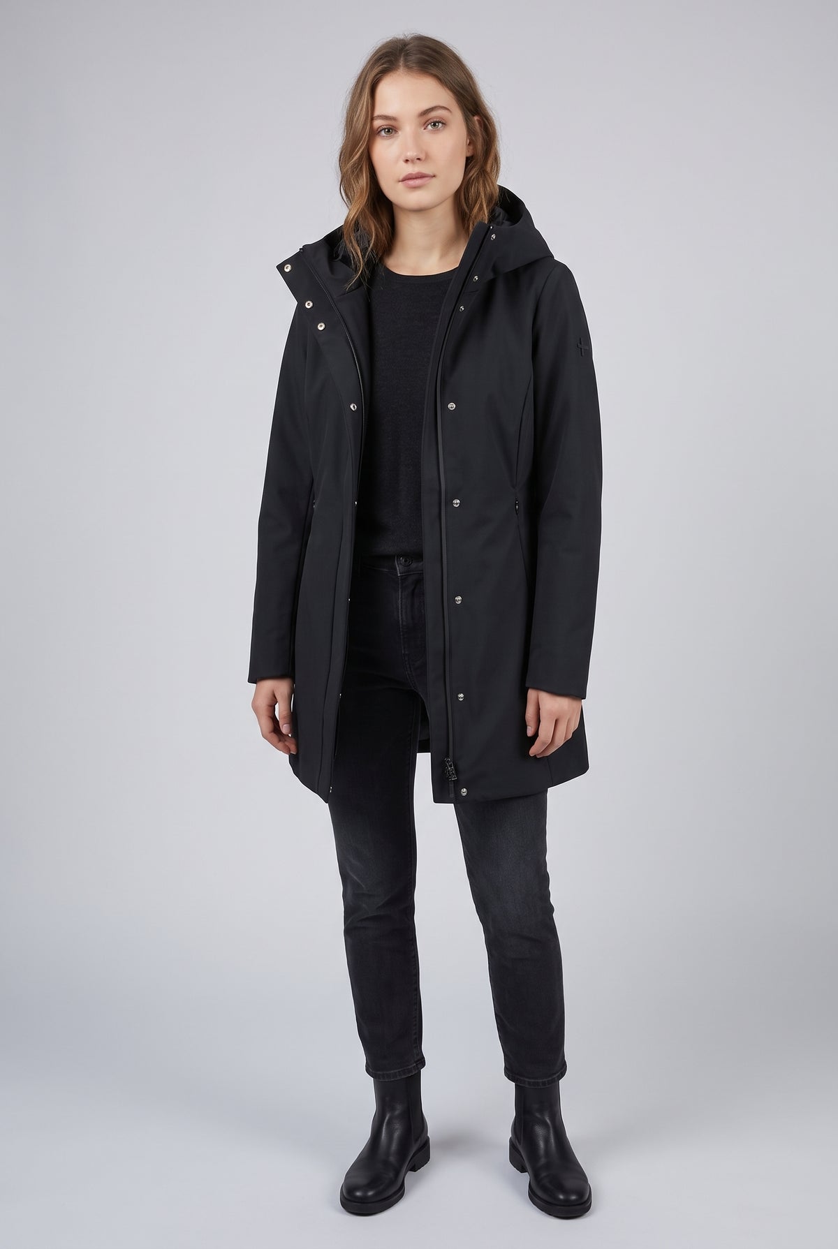 More Giubbino Donna Blossom Nylon Nero