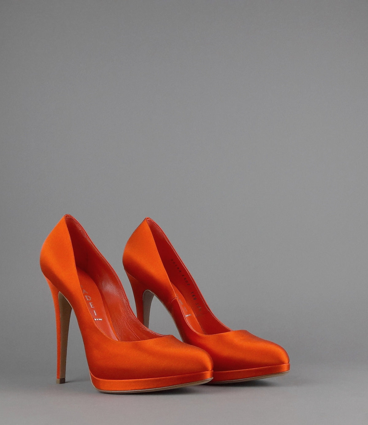 Casadei Décolleté Donna Raso Mattone Arancio