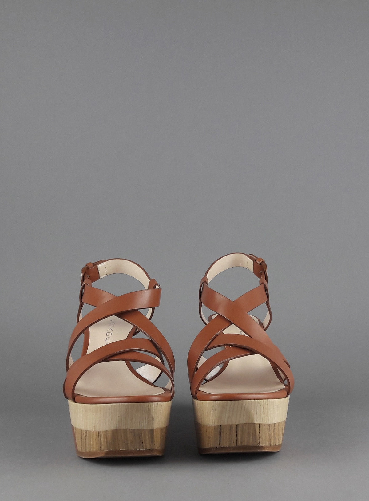 Casadei Sandalo Zeppa Donna Pelle Cuoio