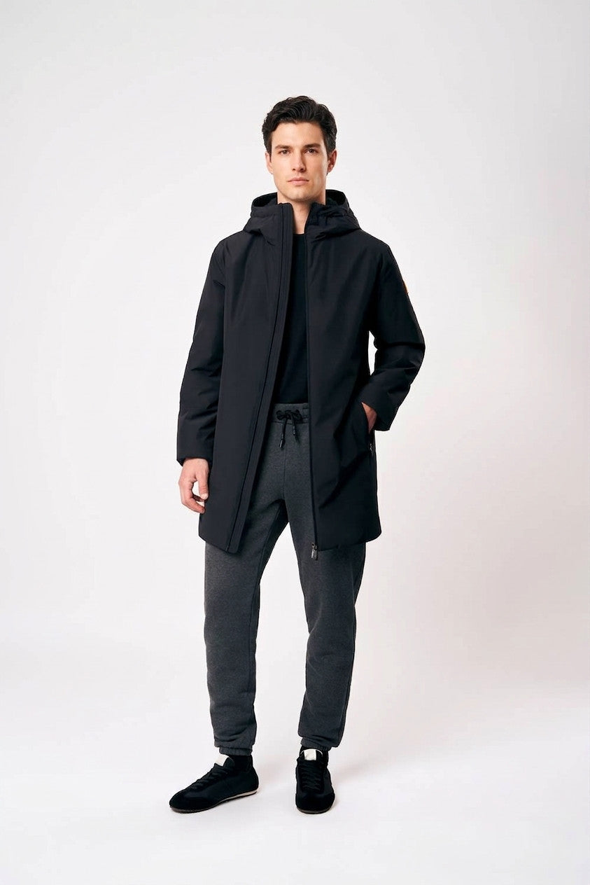 Ciesse Giubbino Lungo Uomo Gunbu Nylon Nero