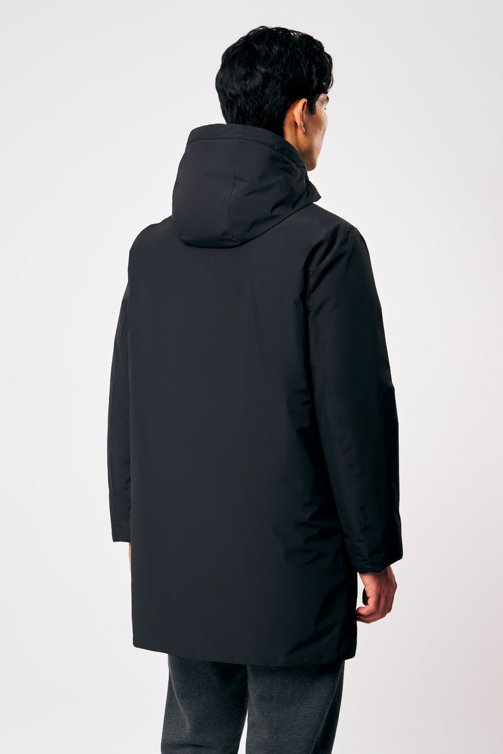 Ciesse Giubbino Lungo Uomo Gunbu Nylon Nero