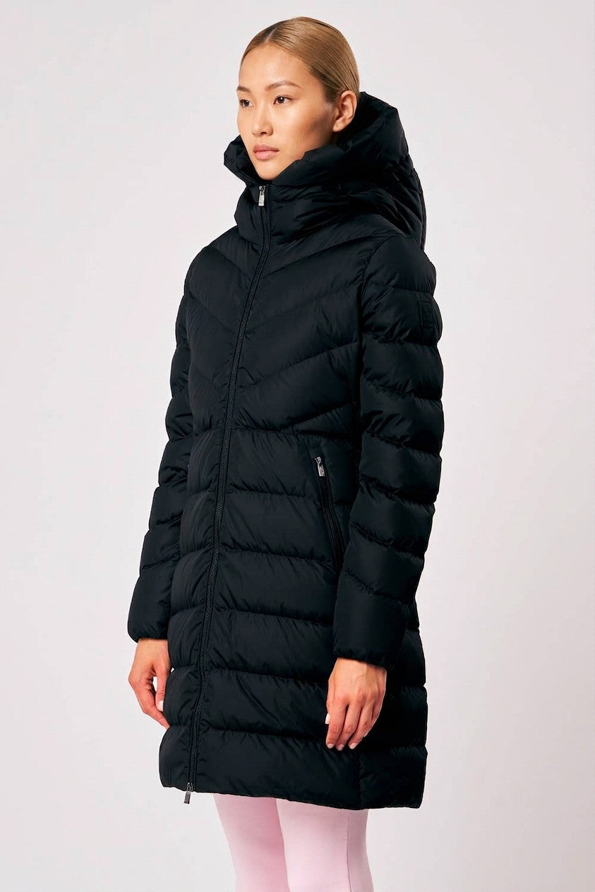 Ciesse Piumino Donna Lungo Nylon Nero