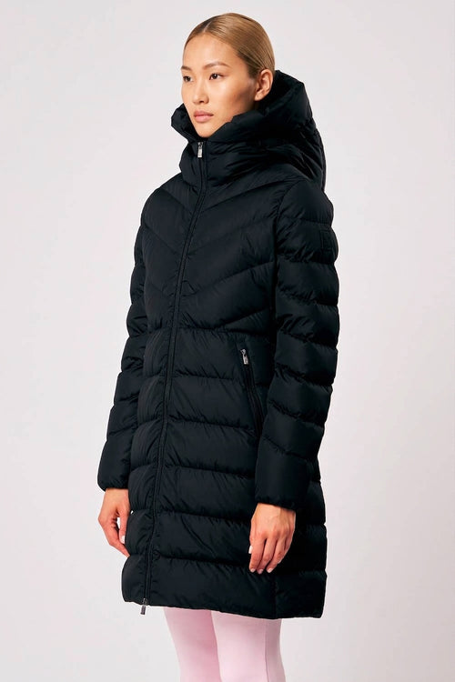 Ciesse Piumino Donna Lungo Nylon Nero
