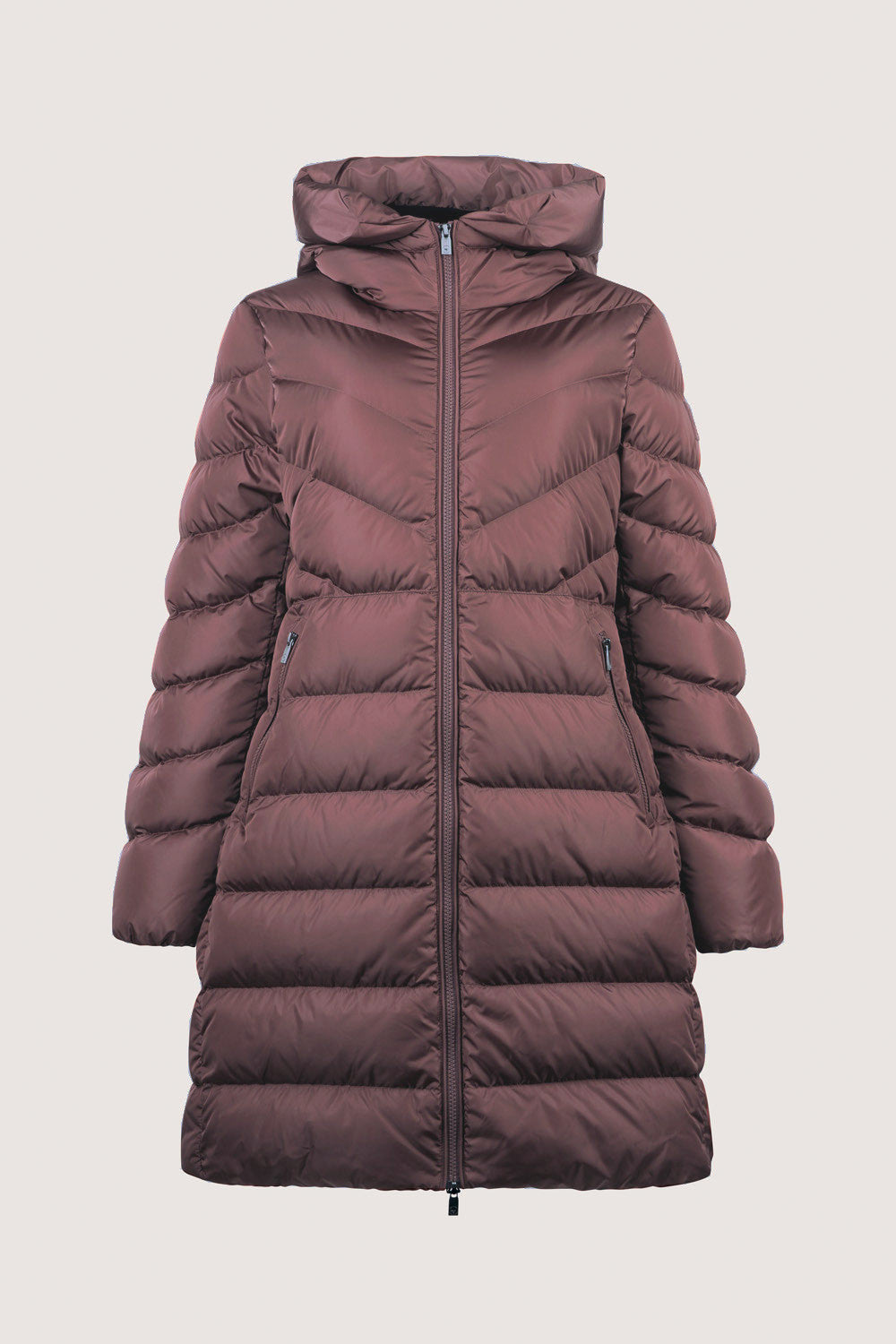 Ciesse Piumino Donna Lungo Nylon Ruggine