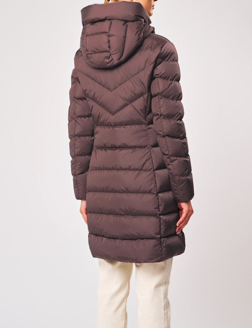 Ciesse Piumino Donna Lungo Nylon Ruggine