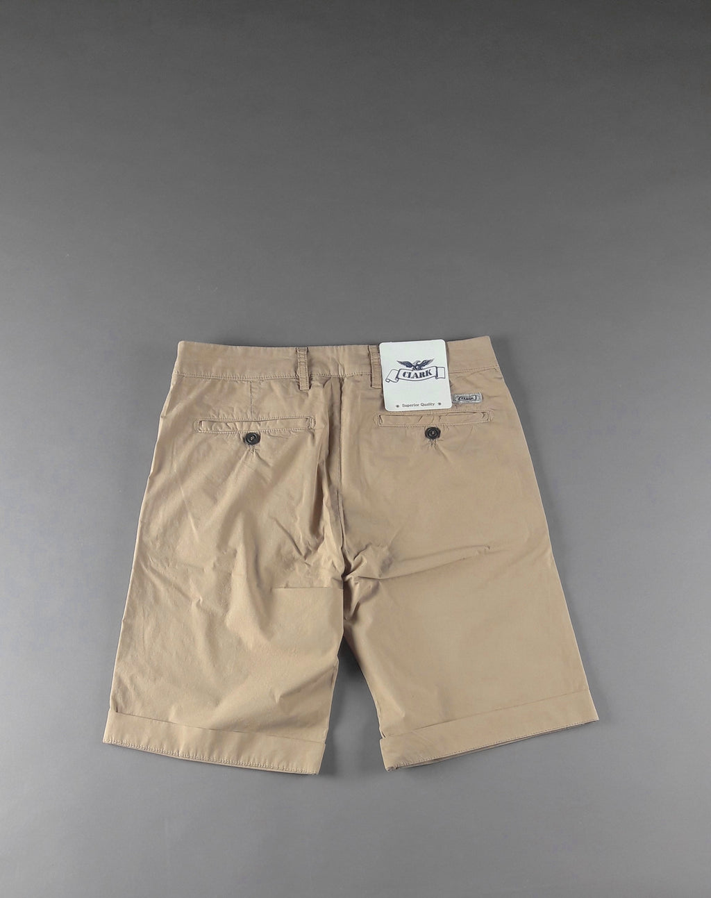 Clark Bermuda Uomo Harold Popeline Beige