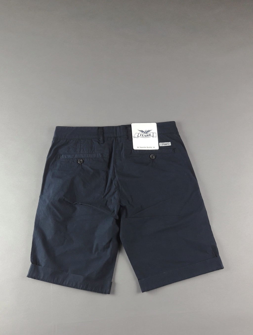 Clark Bermuda Uomo Harold Popeline Blu Scuro