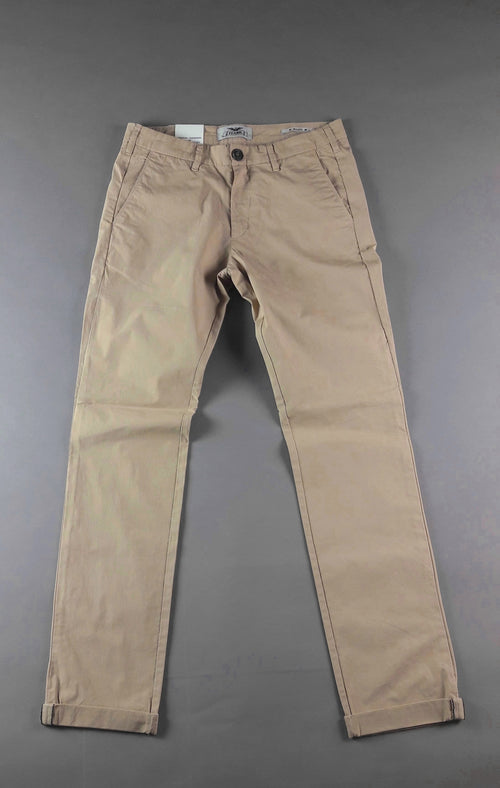 Clark Pantalone Uomo Mark Popeline Beige