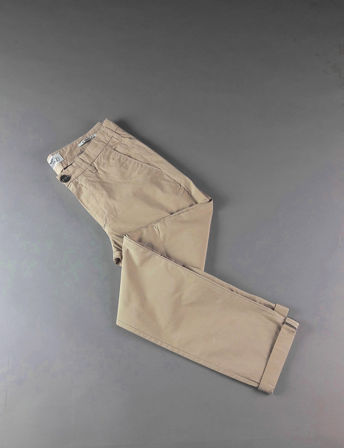 Clark Pantalone Uomo Mark Popeline Beige