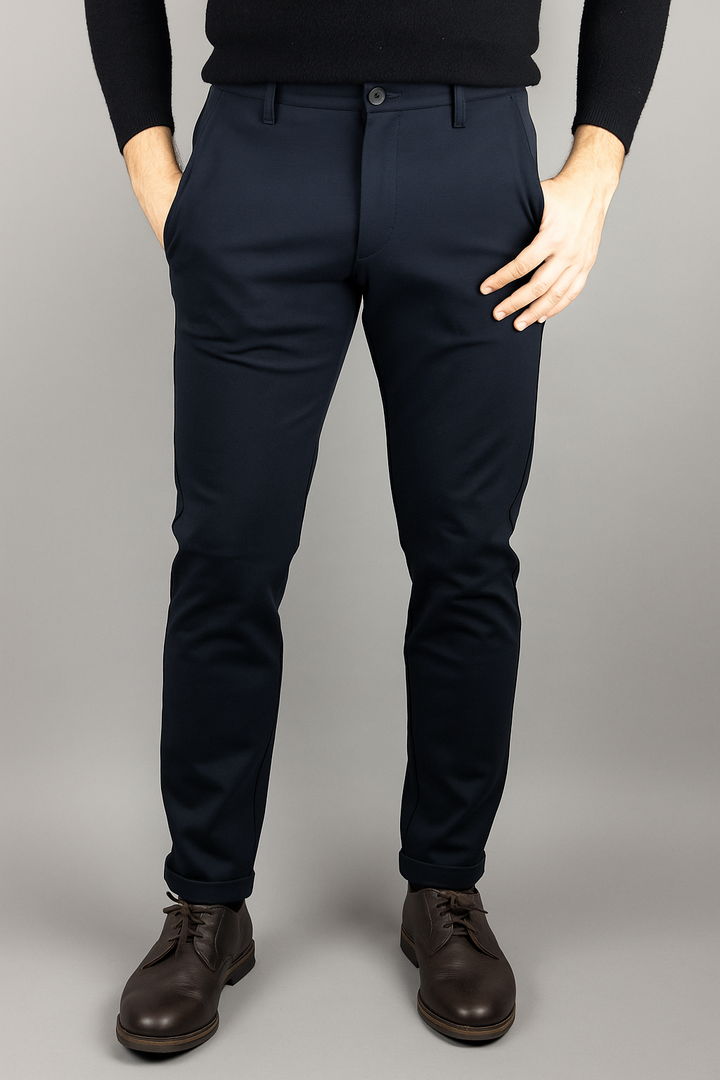 Clark Pantalone Uomo Mark Punto Milano Blu Scuro