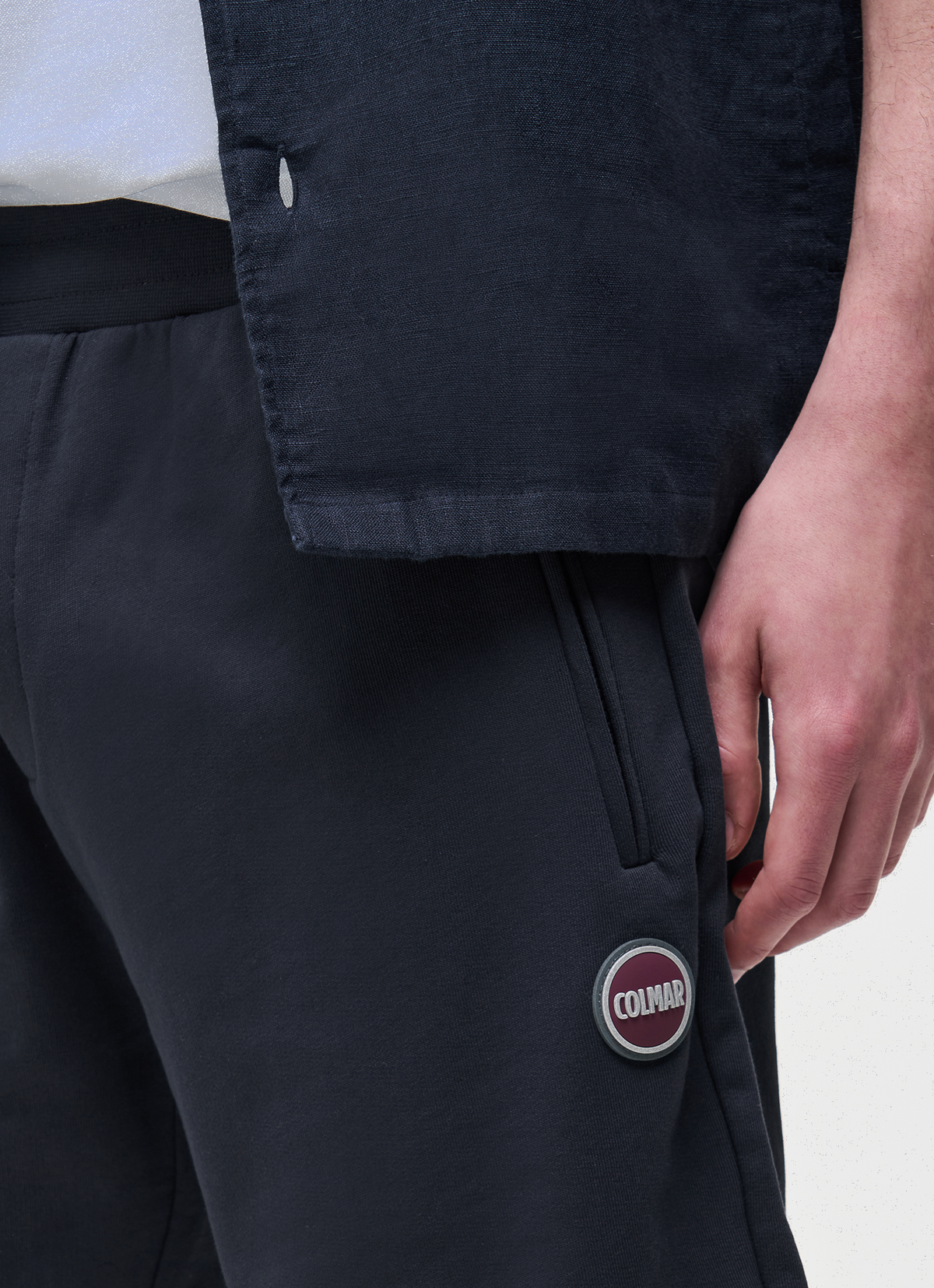 Colmar Bermuda In Felpa Uomo Blu Scuro