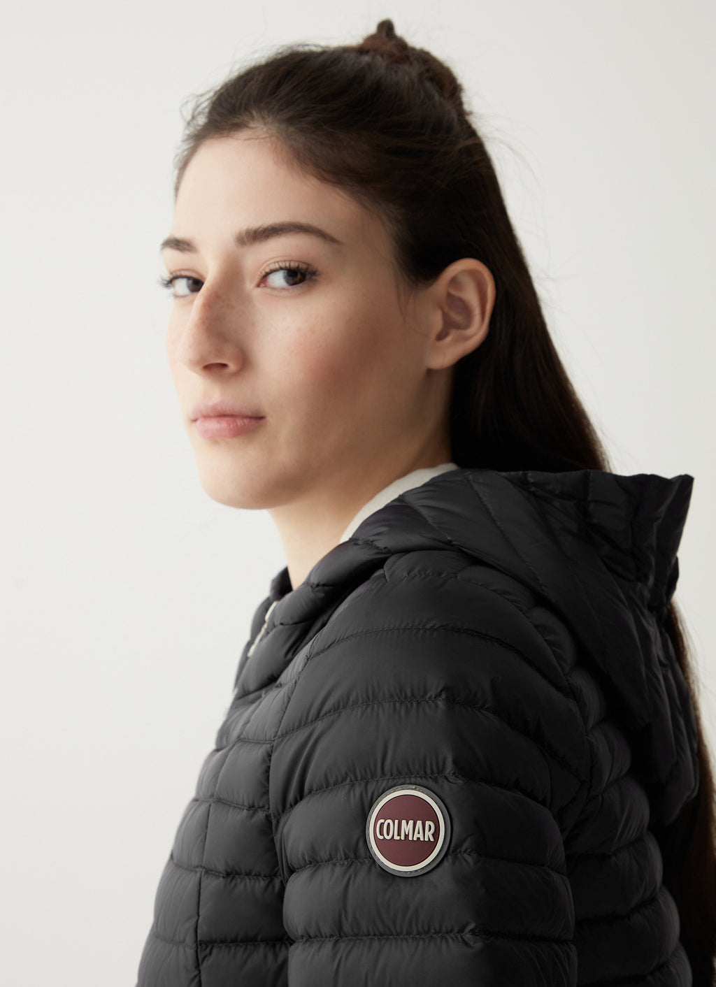 Colmar Cappa Con Cappuccio Donna Piumino Nero