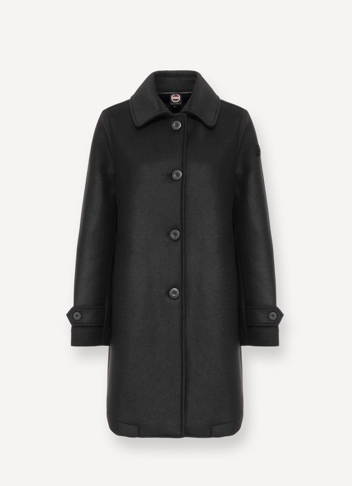 Colmar Cappotto Donna Lungo In Panno Di Lana Nero
