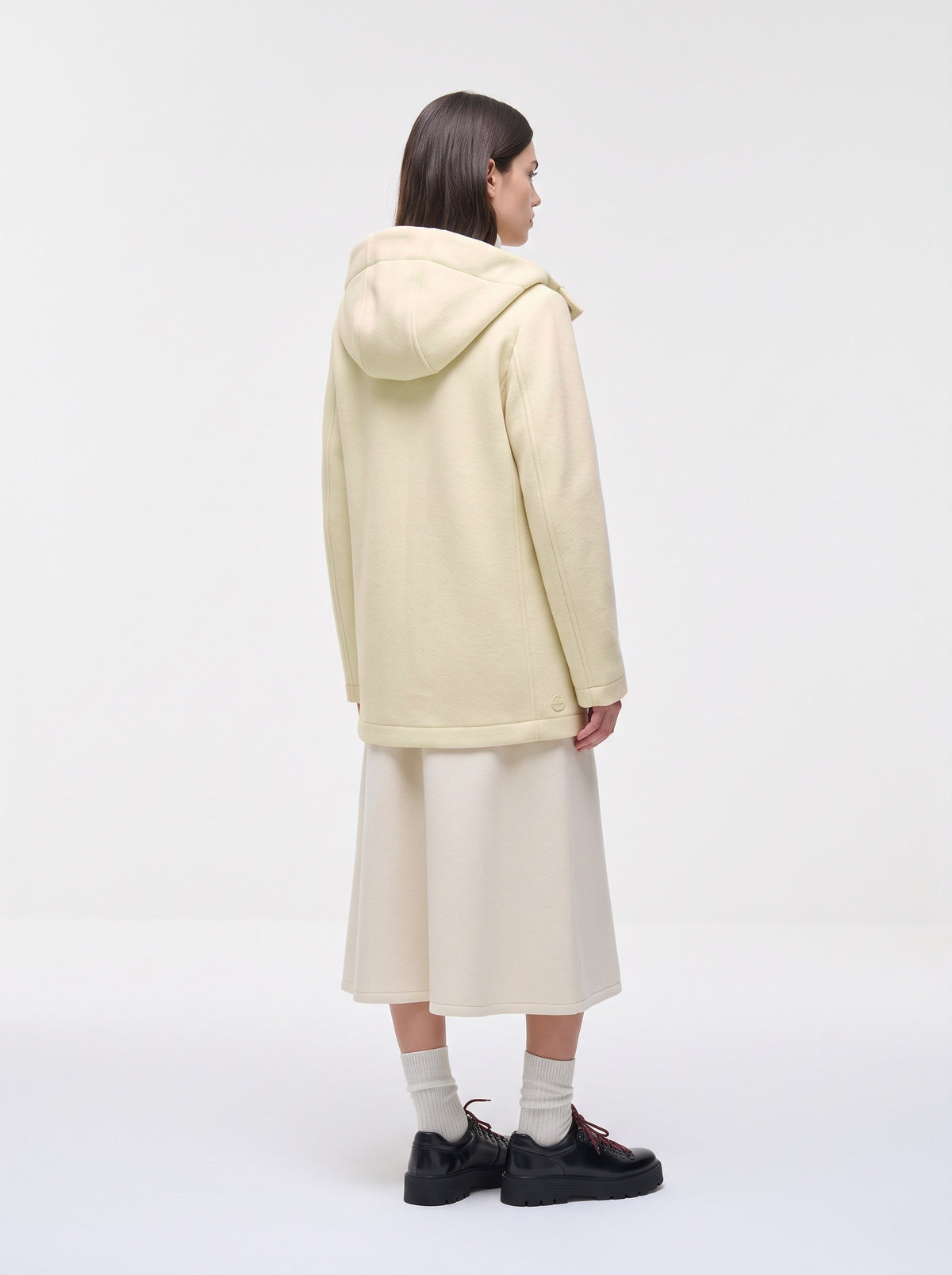 Colmar Cappotto Donna Medio In Panno Di Lana Avorio