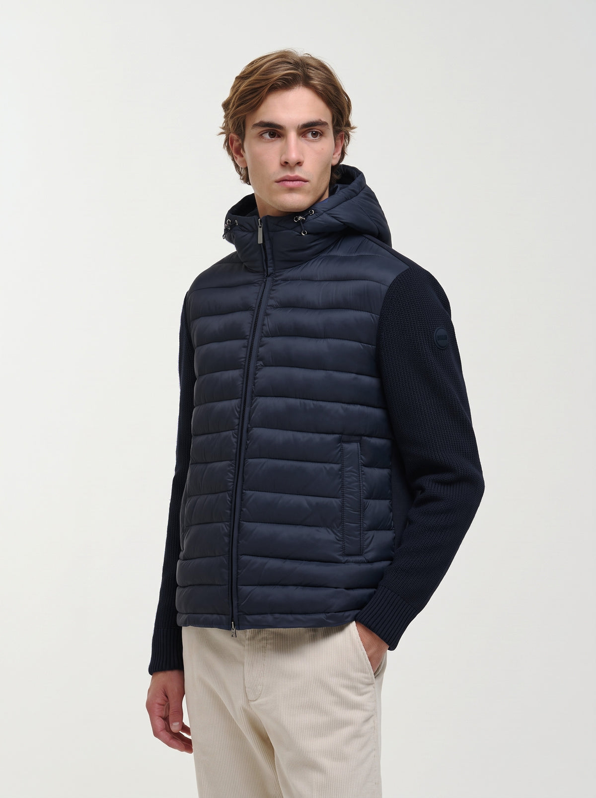 Colmar Giubbino Ibrido Uomo Nylon Blu Scuro