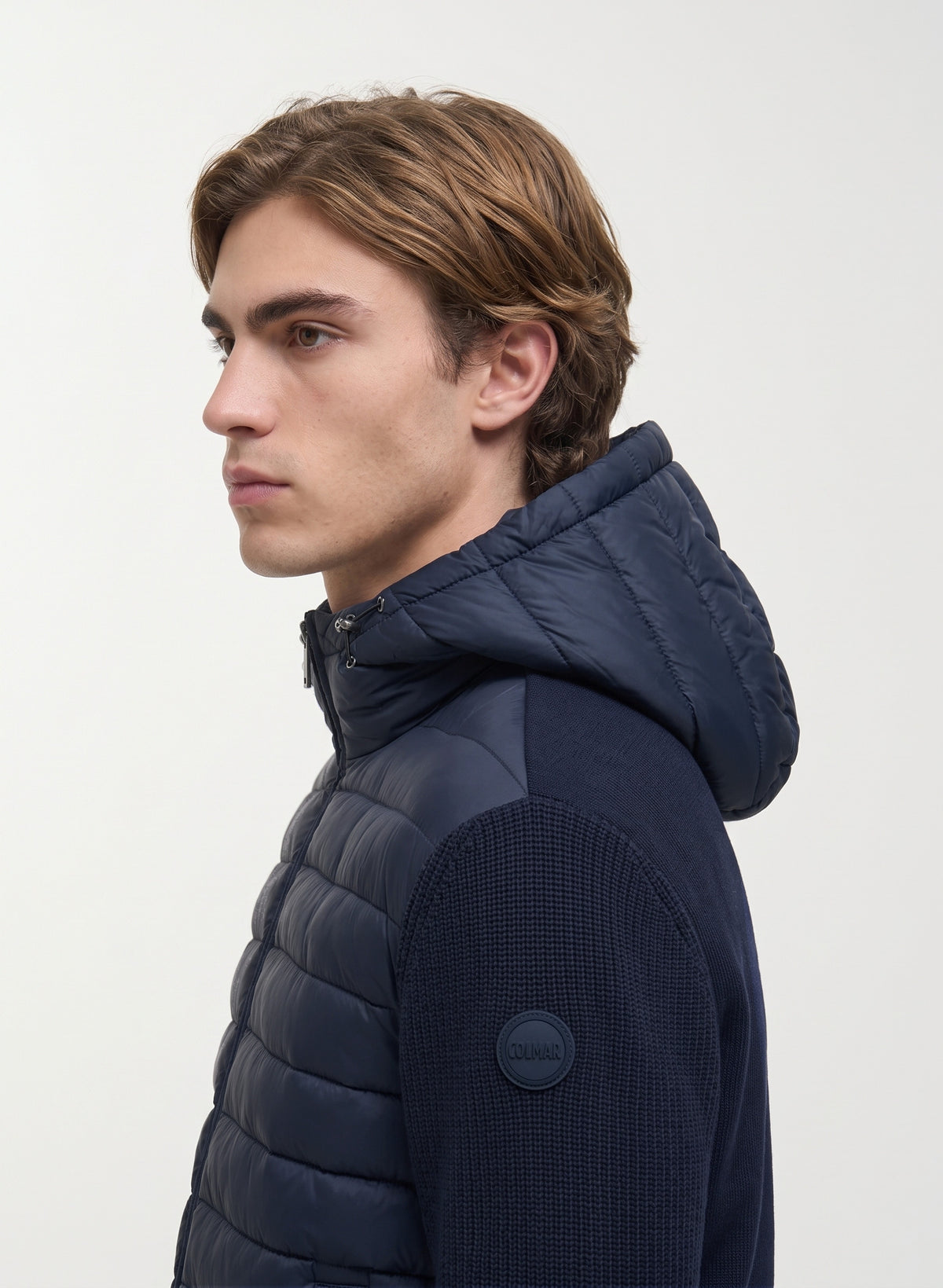 Colmar Giubbino Ibrido Uomo Nylon Blu Scuro