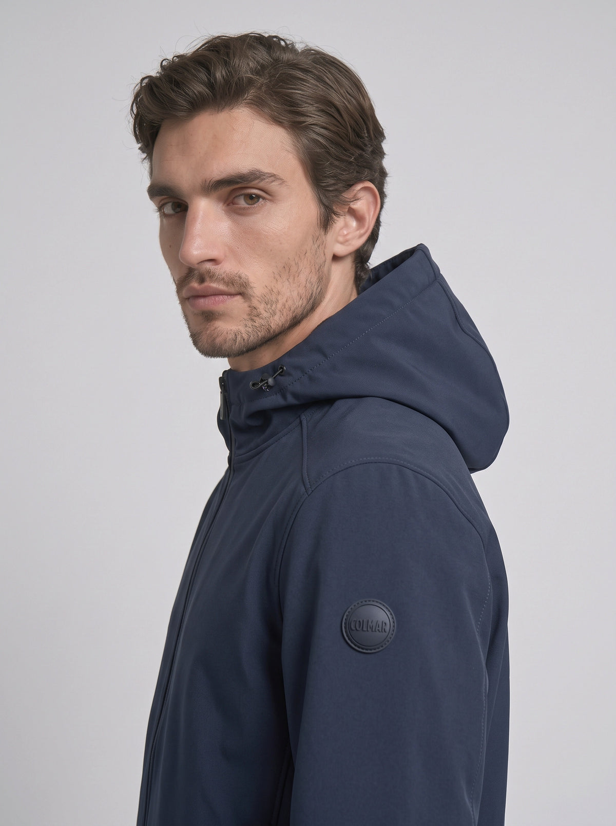 Colmar Giubbino Uomo Softshell Stretch Blu Scuro