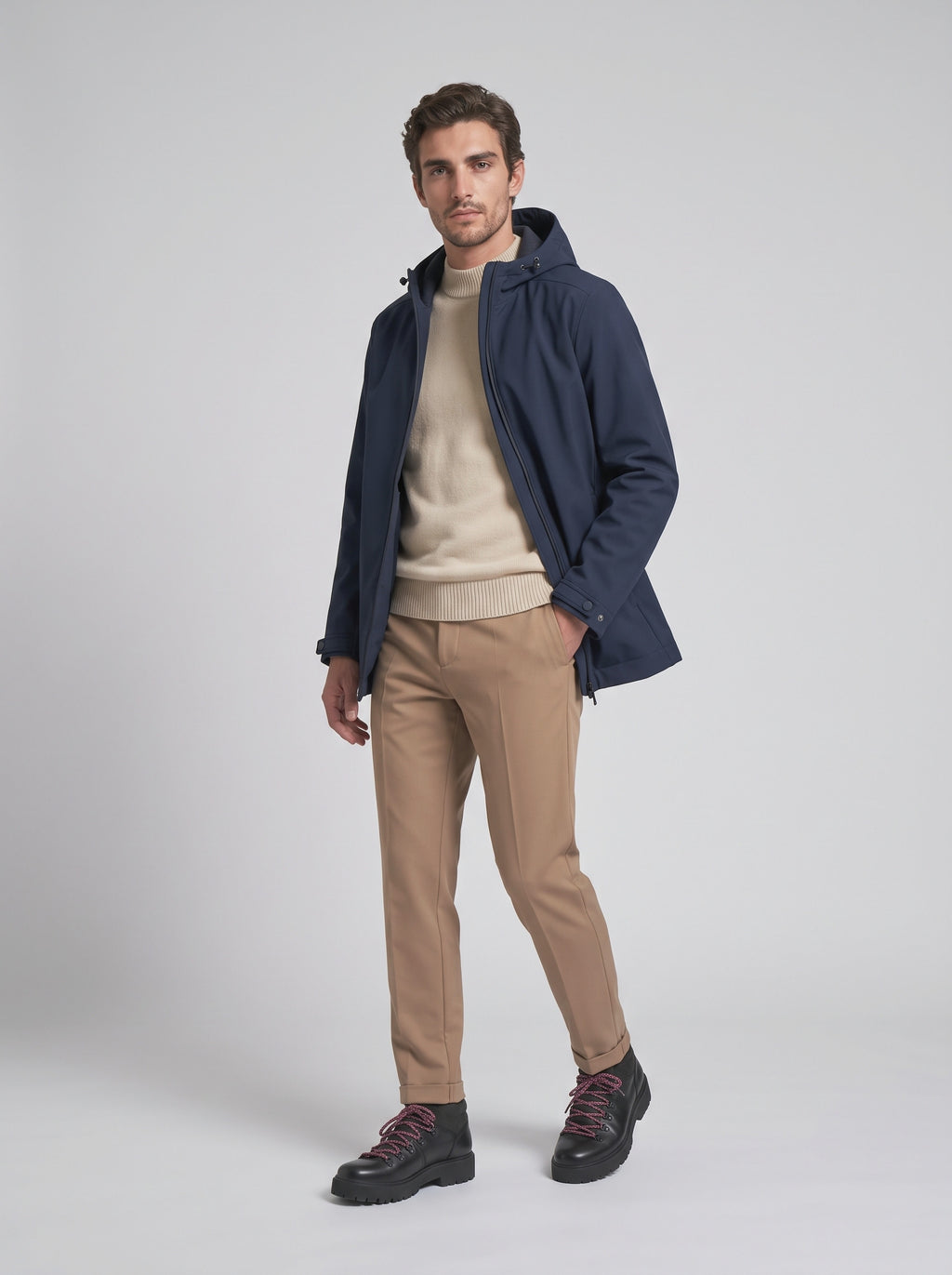 Colmar Giubbino Uomo Softshell Stretch Blu Scuro