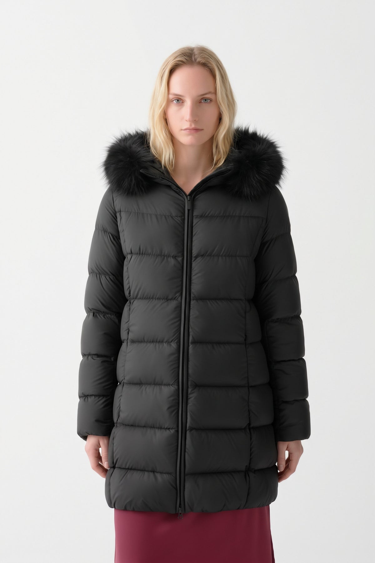 Colmar Piumino Lungo Donna Nero