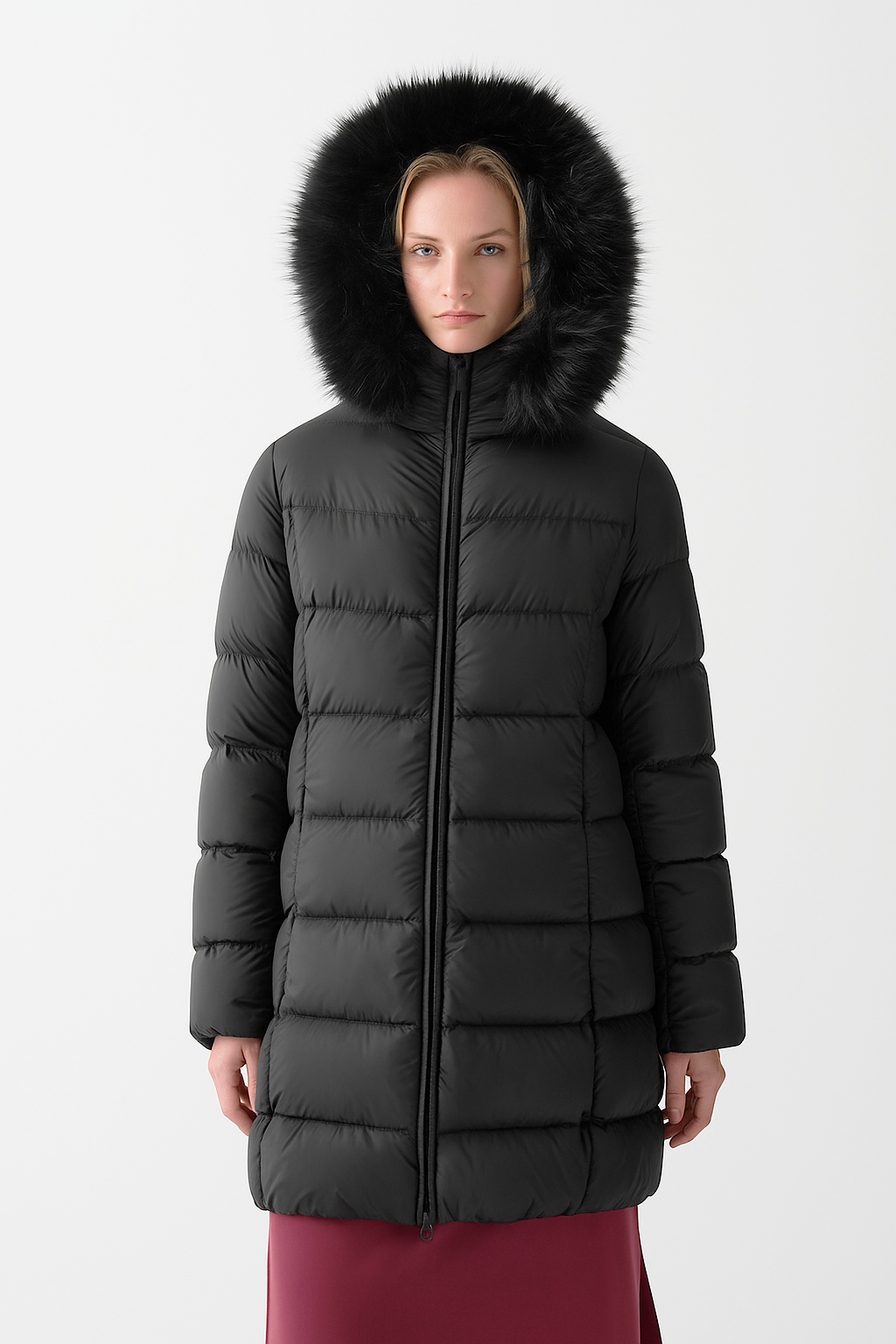 Colmar Piumino Lungo Donna Nero