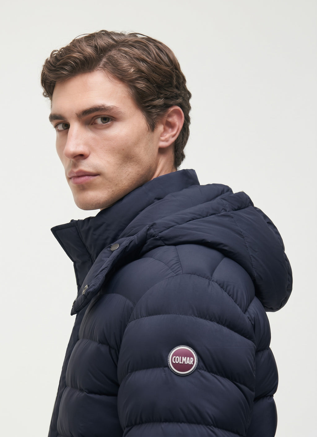 Colmar Piumino Medio Uomo Nylon Blu Scuro