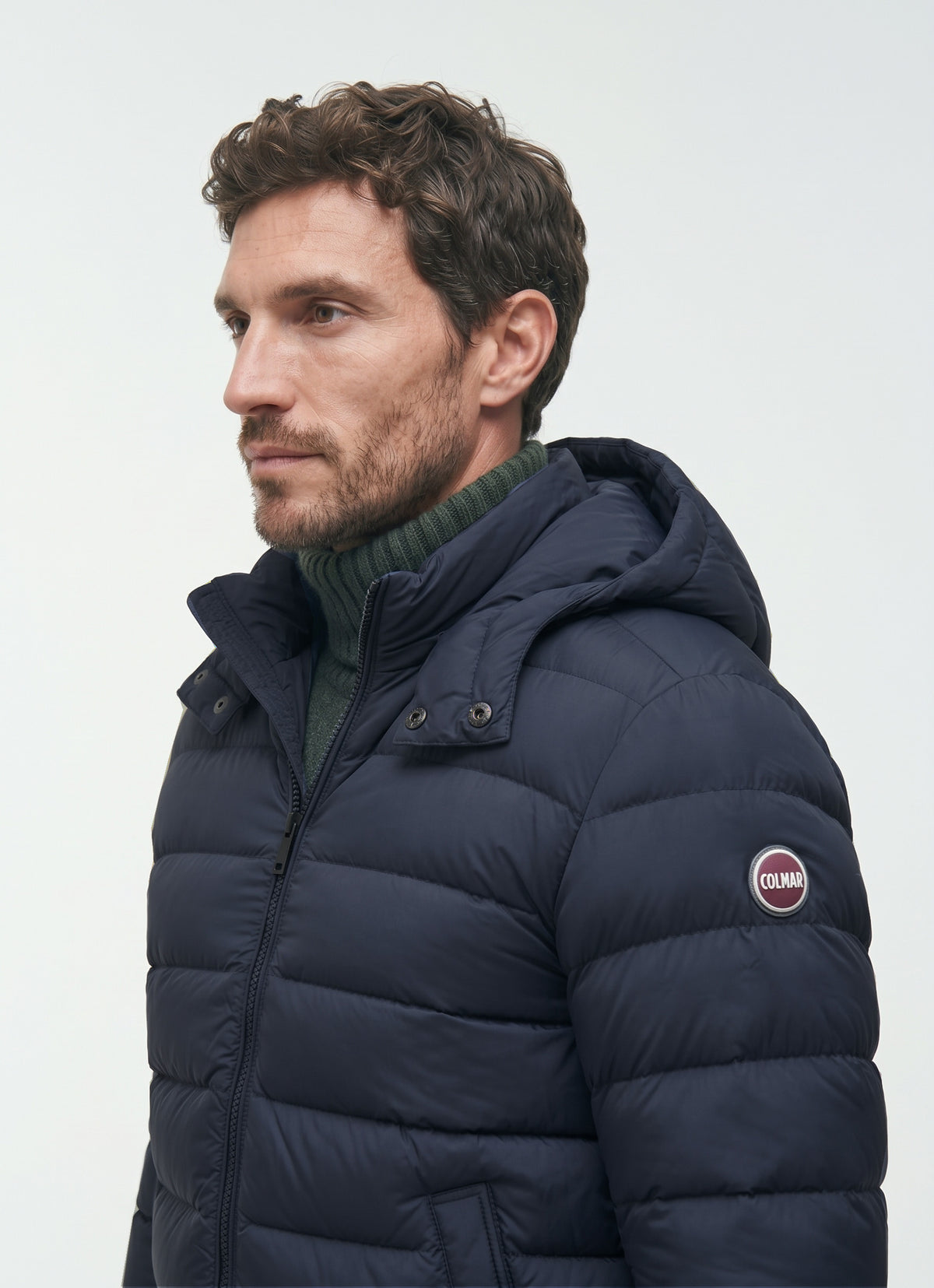 Colmar Piumino Uomo Nylon Blu Scuro