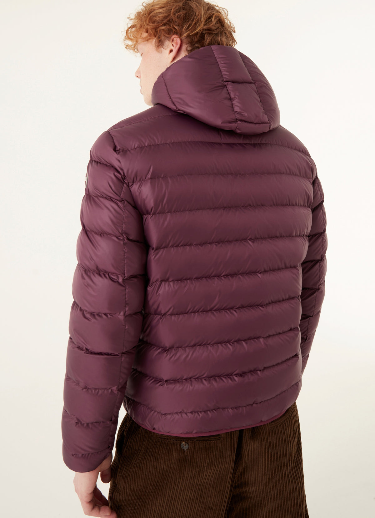 Colmar Piumino Uomo Tessuto Tecnico Bordeaux Cappucio Fisso