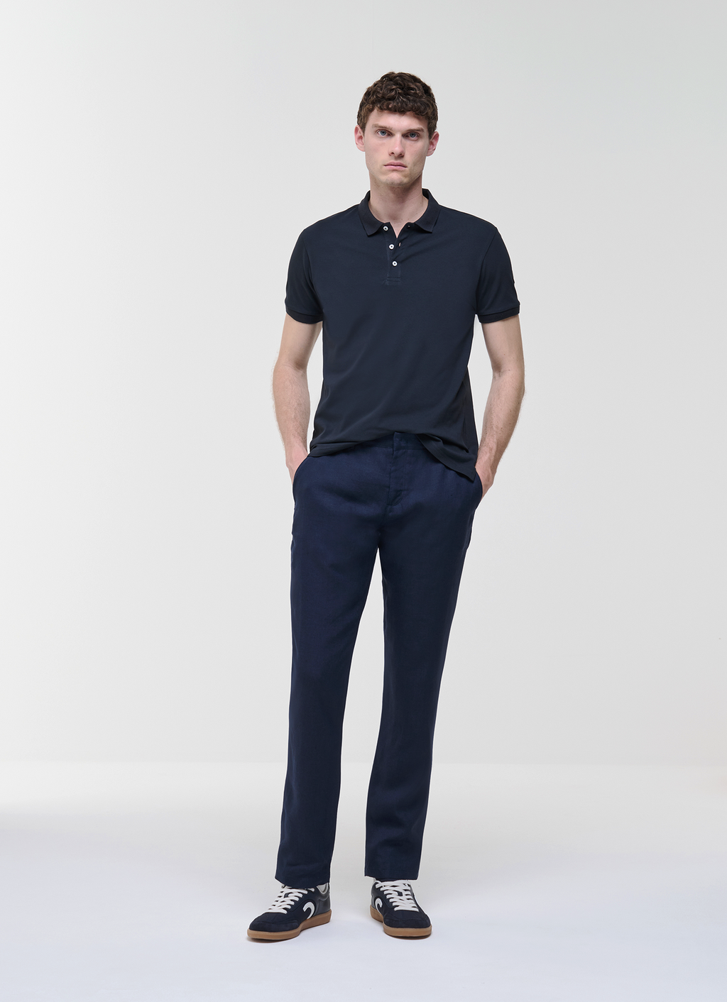 Colmar Polo Uomo Cotone Stretch Blu Scuro