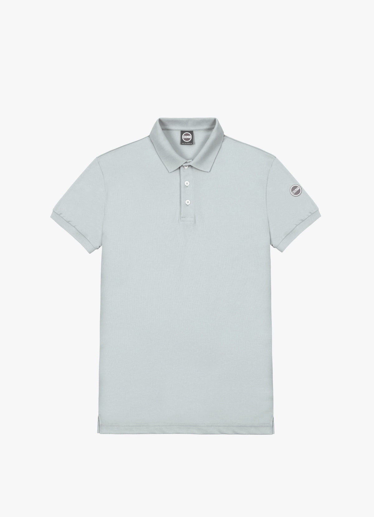 Colmar Polo Uomo Cotone Stretch Grigio Chiaro