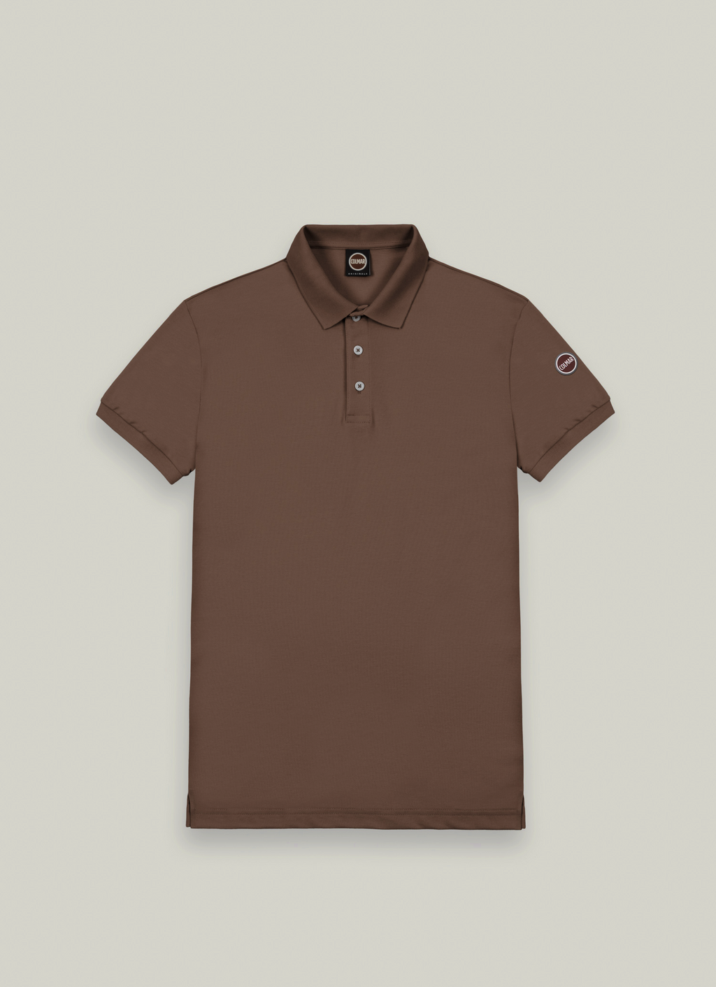 Colmar Polo Uomo Cotone Stretch Marrone