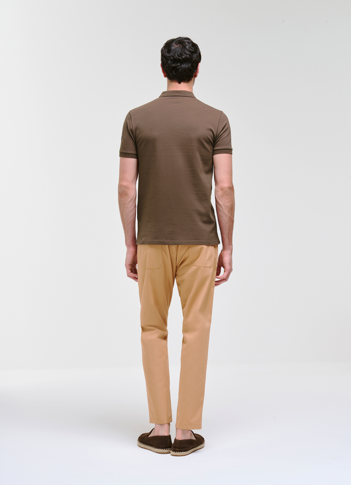 Colmar Polo Uomo Cotone Stretch Marrone