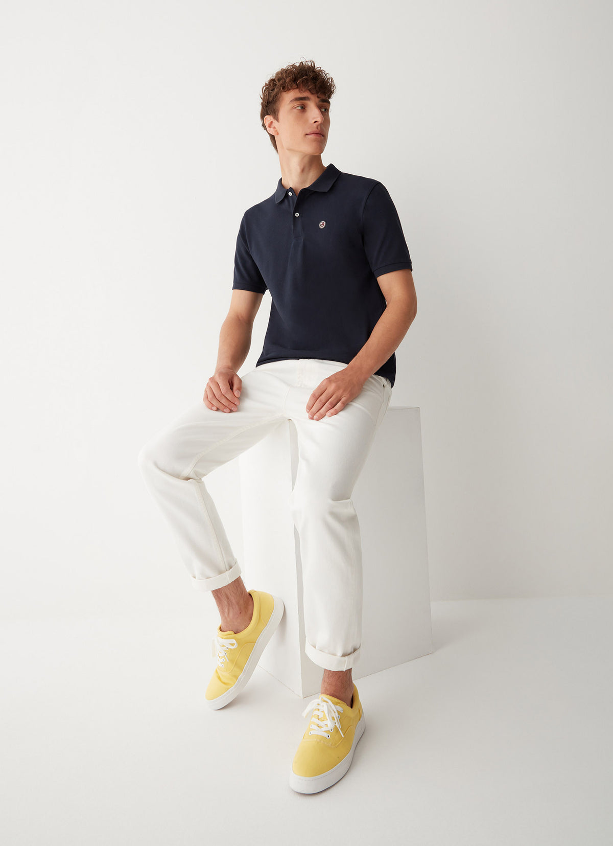 Colmar Polo Uomo Cotone Blu Scuro