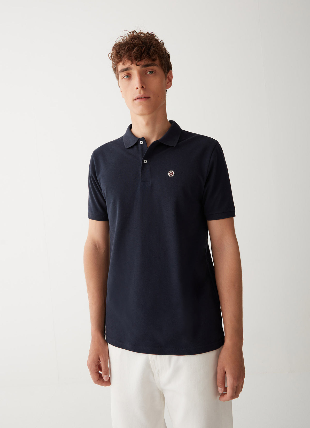 Colmar Polo Uomo Cotone Blu Scuro