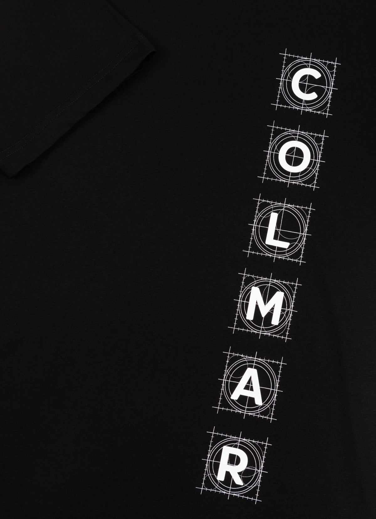 Colmar T-Shirt Uomo Logo In Rilievo Cotone Nero
