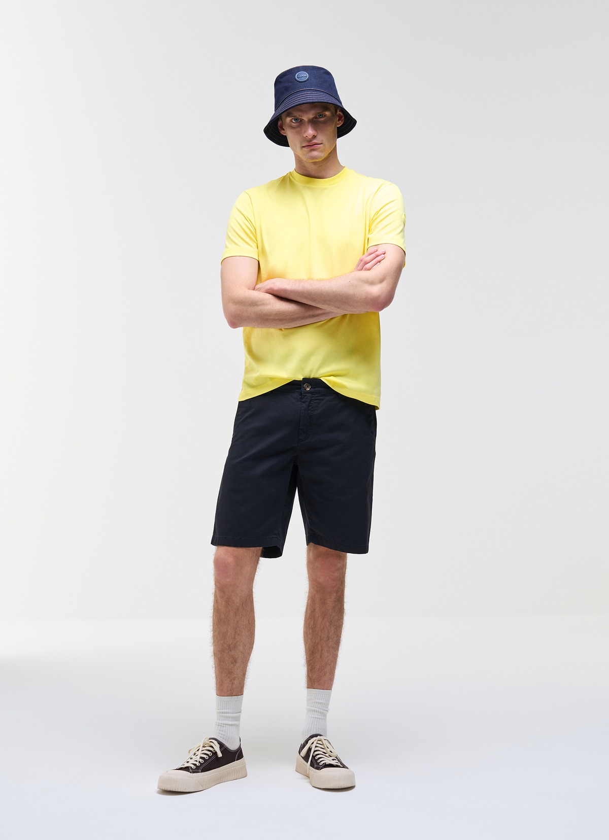 Colmar T-Shirt Uomo Cotone Giallo