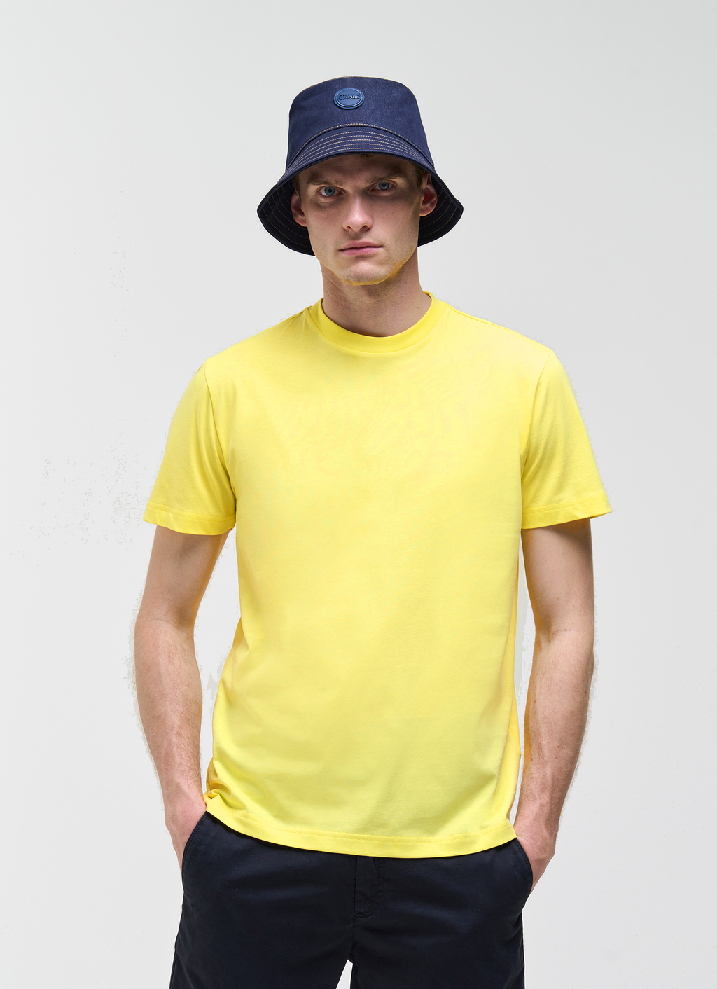 Colmar T-Shirt Uomo Cotone Giallo