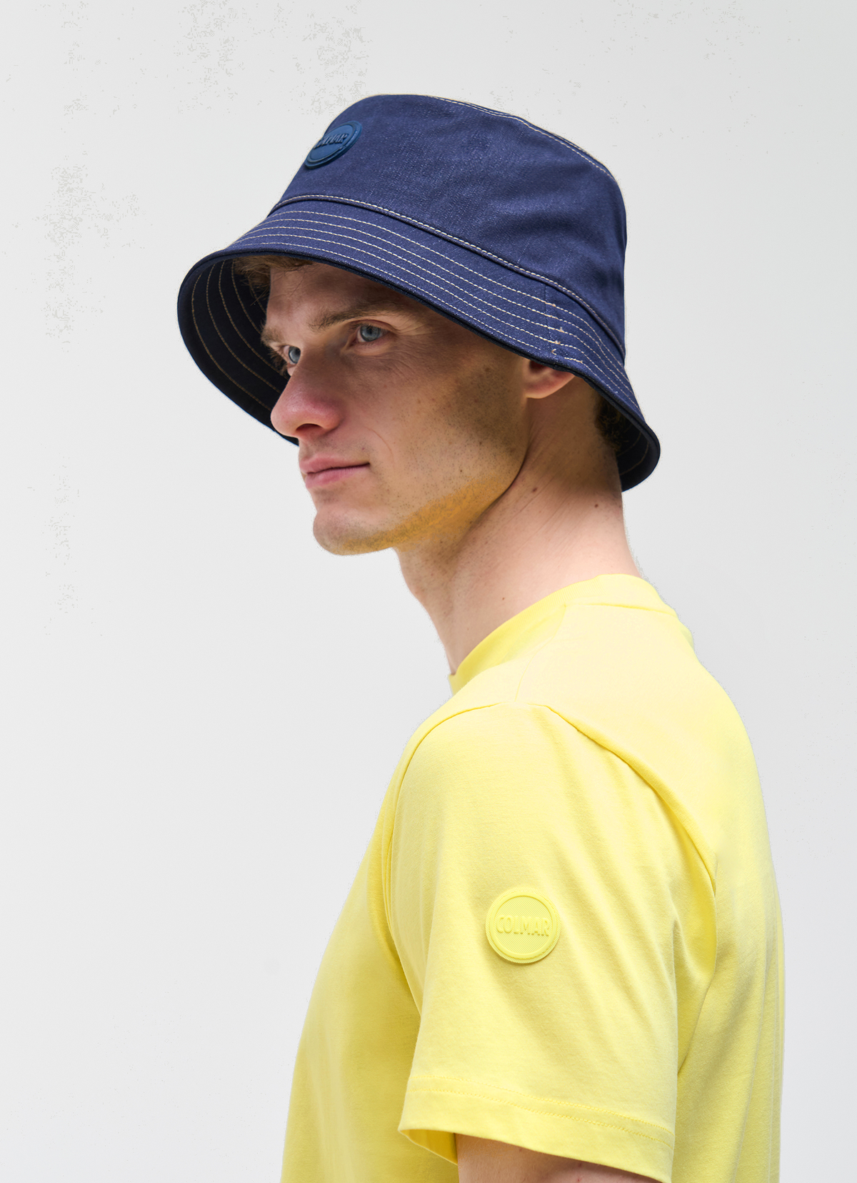 Colmar T-Shirt Uomo Cotone Giallo