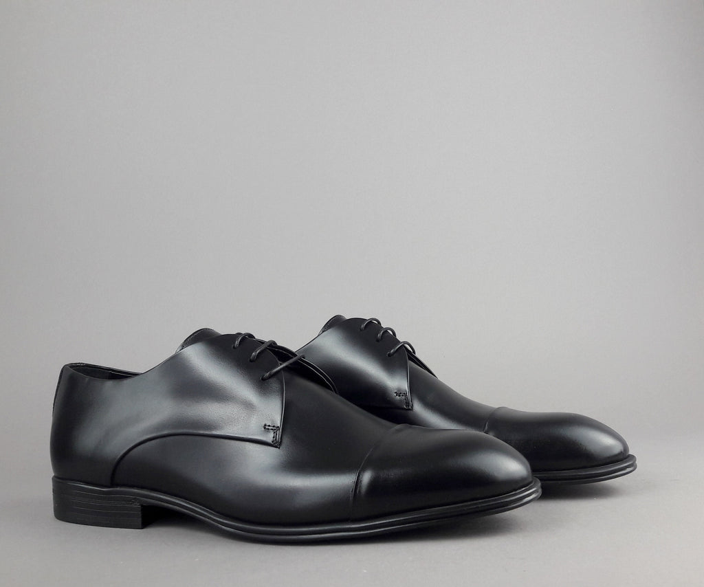 Corvari Derby Uomo Vitello Spazzolato Nero