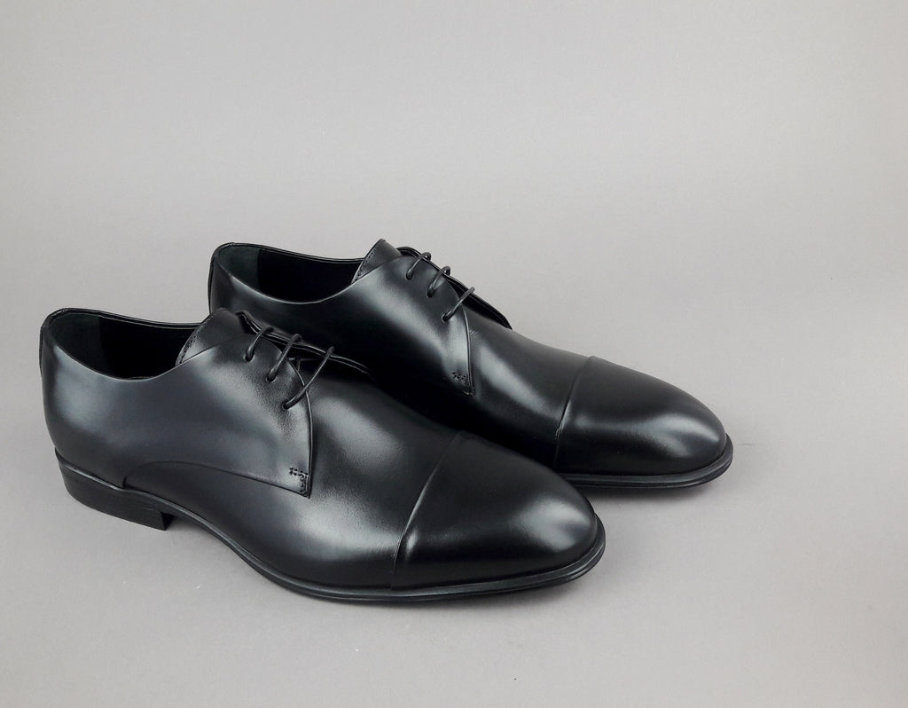 Corvari Derby Uomo Vitello Spazzolato Nero
