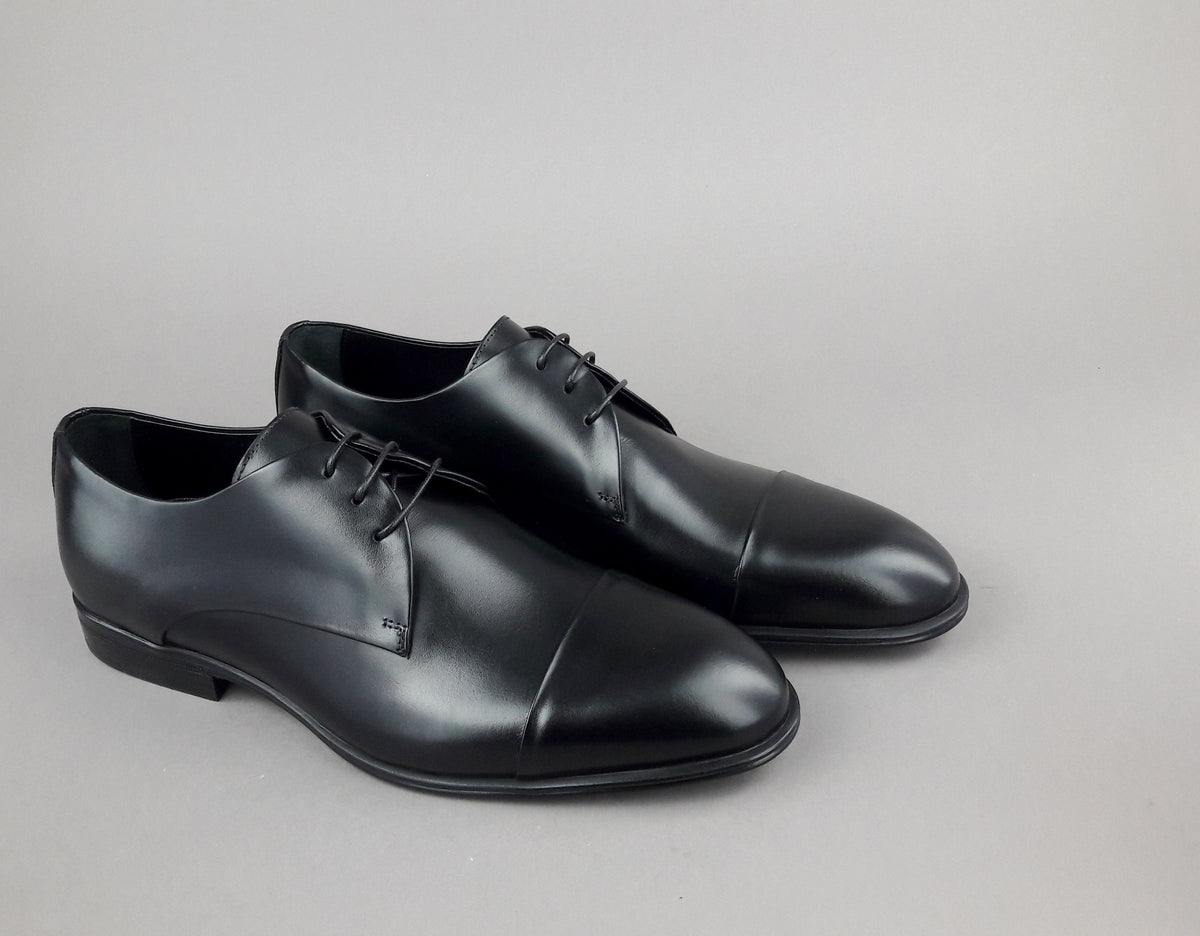 Corvari Derby Uomo Vitello Spazzolato Nero