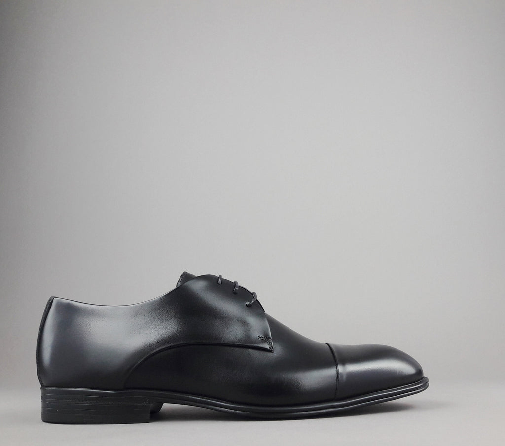 Corvari Derby Uomo Vitello Spazzolato Nero