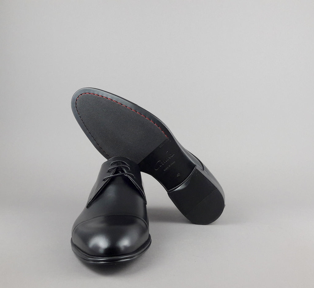 Corvari Derby Uomo Vitello Spazzolato Nero