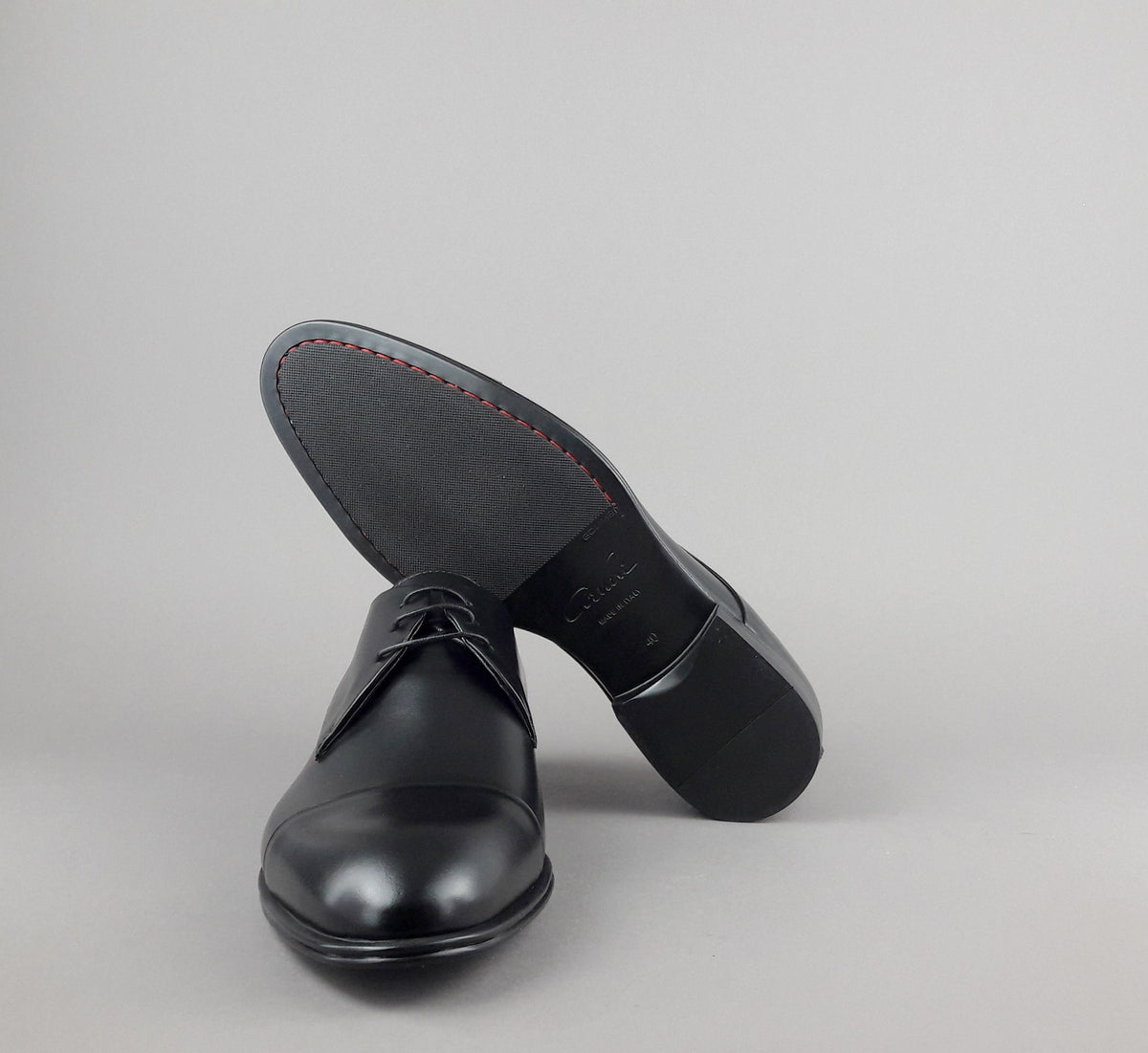 Corvari Derby Uomo Vitello Spazzolato Nero