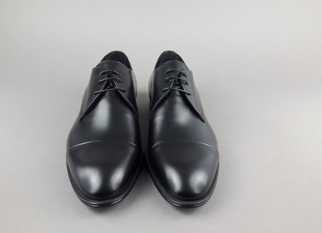 Corvari Derby Uomo Vitello Spazzolato Nero