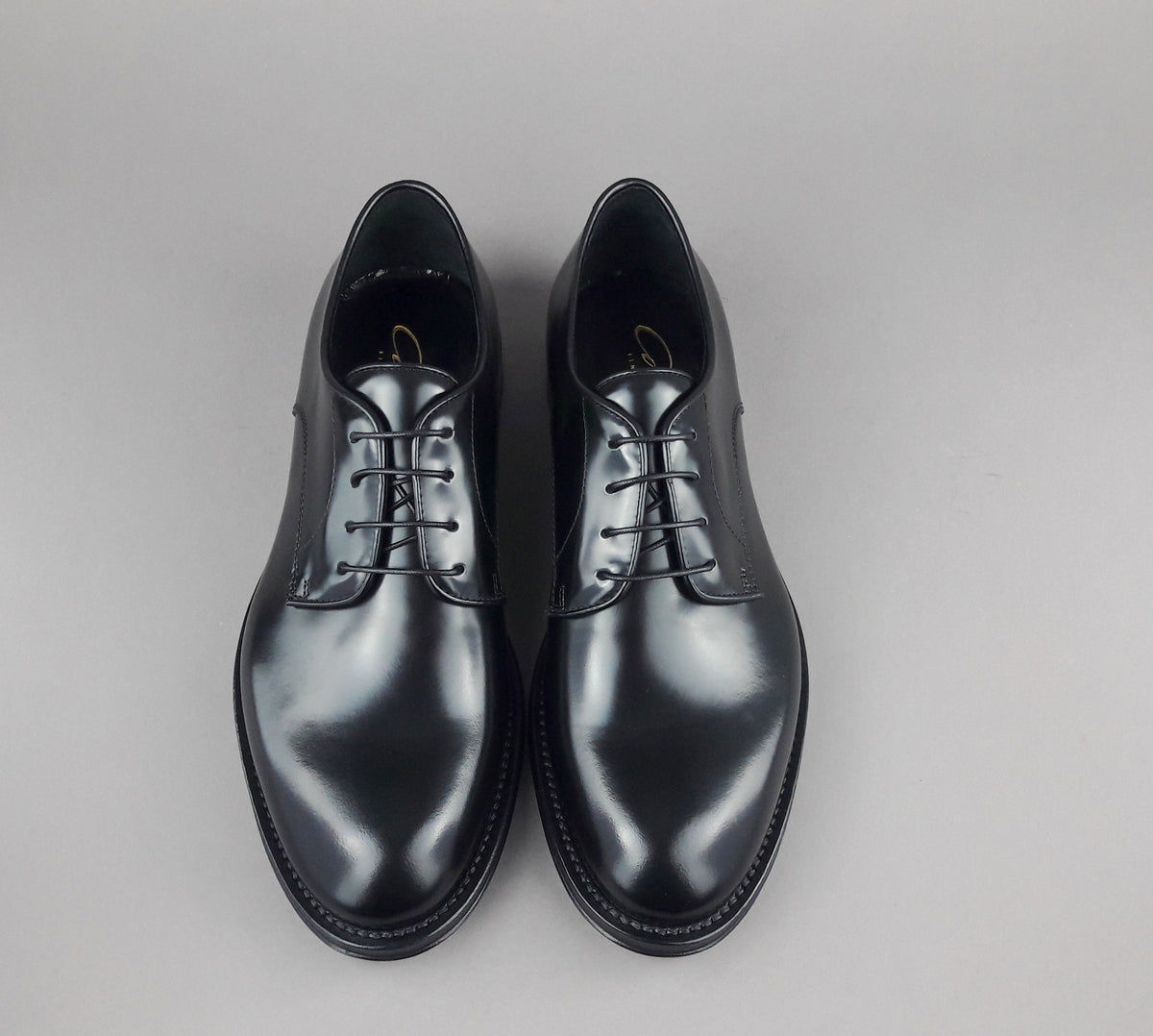 Corvari Derby Uomo Vitello Spazzolato Nero