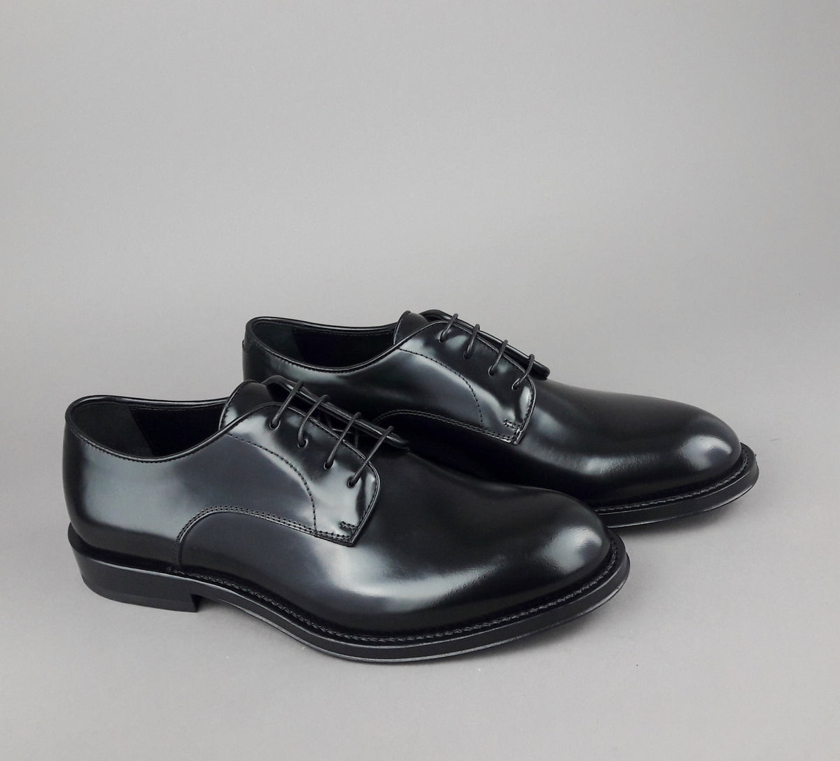 Corvari Derby Uomo Vitello Spazzolato Nero